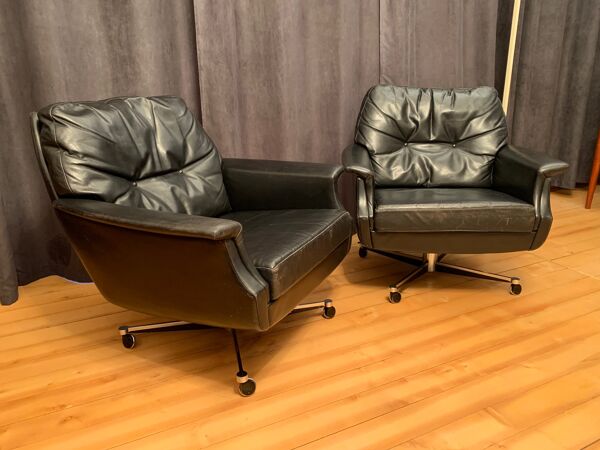 Paire de fauteuils Möbel Mann Allemagne années 1960