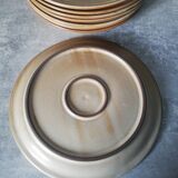 Stoneware plates set of 8