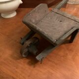 Children's wooden wheelbarrow