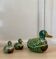 Vintage ceramic condiment set in the shape of ducks.