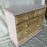 Revamped pine chest of drawers