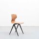 Chaise Galvanitas s19 réédition chêne  noir