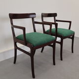 Chaises à manger danoise du milieu du siècle de Poul Jeppesens Møbelfabrik années 1960