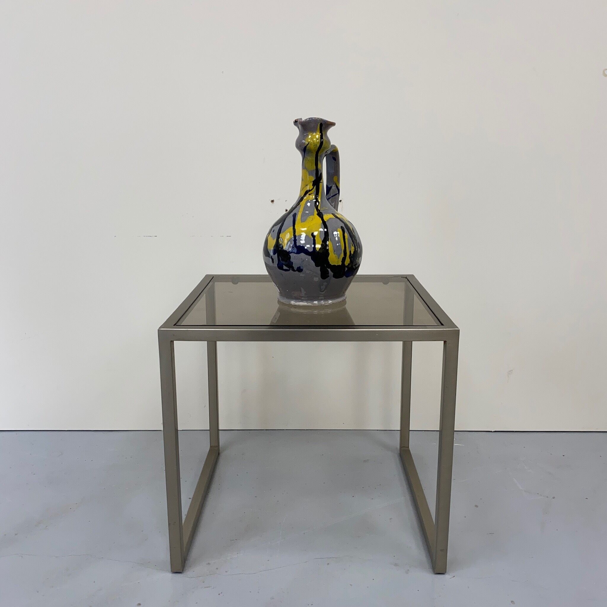 Painted pitcher-cermic vase