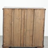 English antique oak chest of drawers / commode from the early 18th century