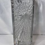2212942 Daum, large cut crystal vase signed design 1970