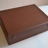 Ménagère métal argenté complète dans coffret 62 pièces