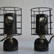 Paire de lampes vintage 50's de laboratoire bbt krauss