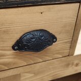 Waxed pine counter bar crate furniture trade