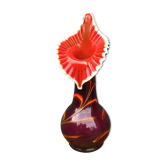Vase Murano vintage coquillage 1950 soufflé
