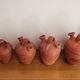 Set of 4 terracotta jugs
