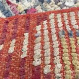 Carpet berbere boucherouite vintage 90×160 cm