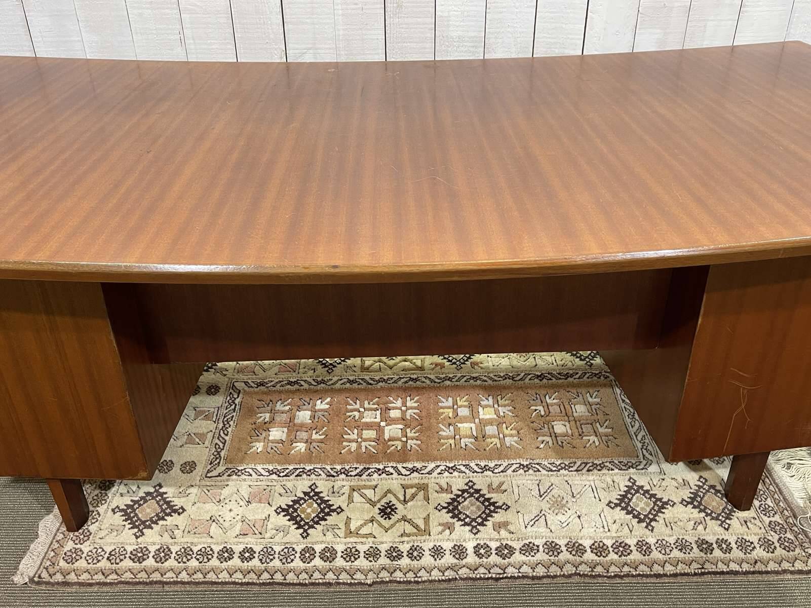 1960s mahogany executive desk - can be dismantled into 3 parts