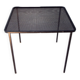 Coffee table from the 1950s, perforated metal attributed to M Matégot