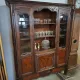 Display cabinet bookshelf in Louis XV style
