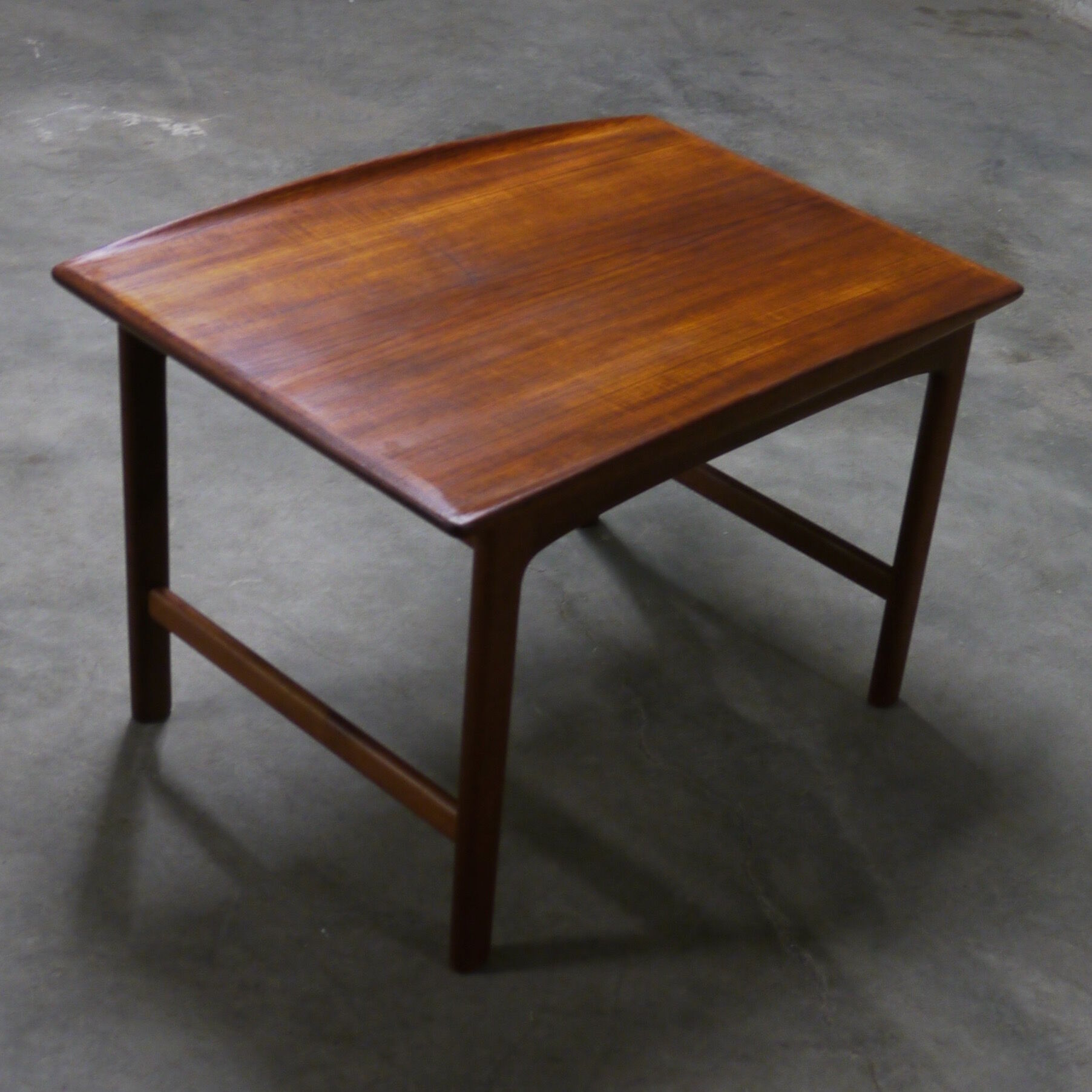 Scandinavian Teak Sofa Beside Table by Folke Ohlson, 1960s