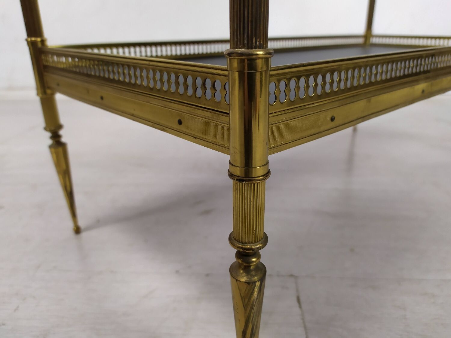 Brass console table