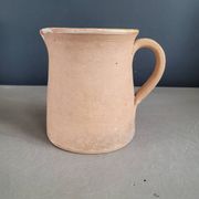Pichet pot à lait ancien en terre cuite vernissée
