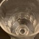 8 old blown glasses, with cut sides, Mirabeau model from Baccarat