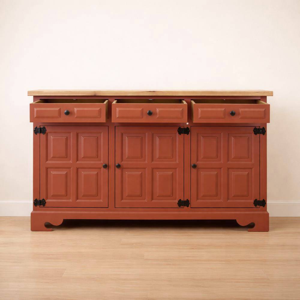 1940s Narrow Spanish Castilian Style Sideboard