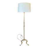 Vintage brass floor lamp, tripod circa 1960s