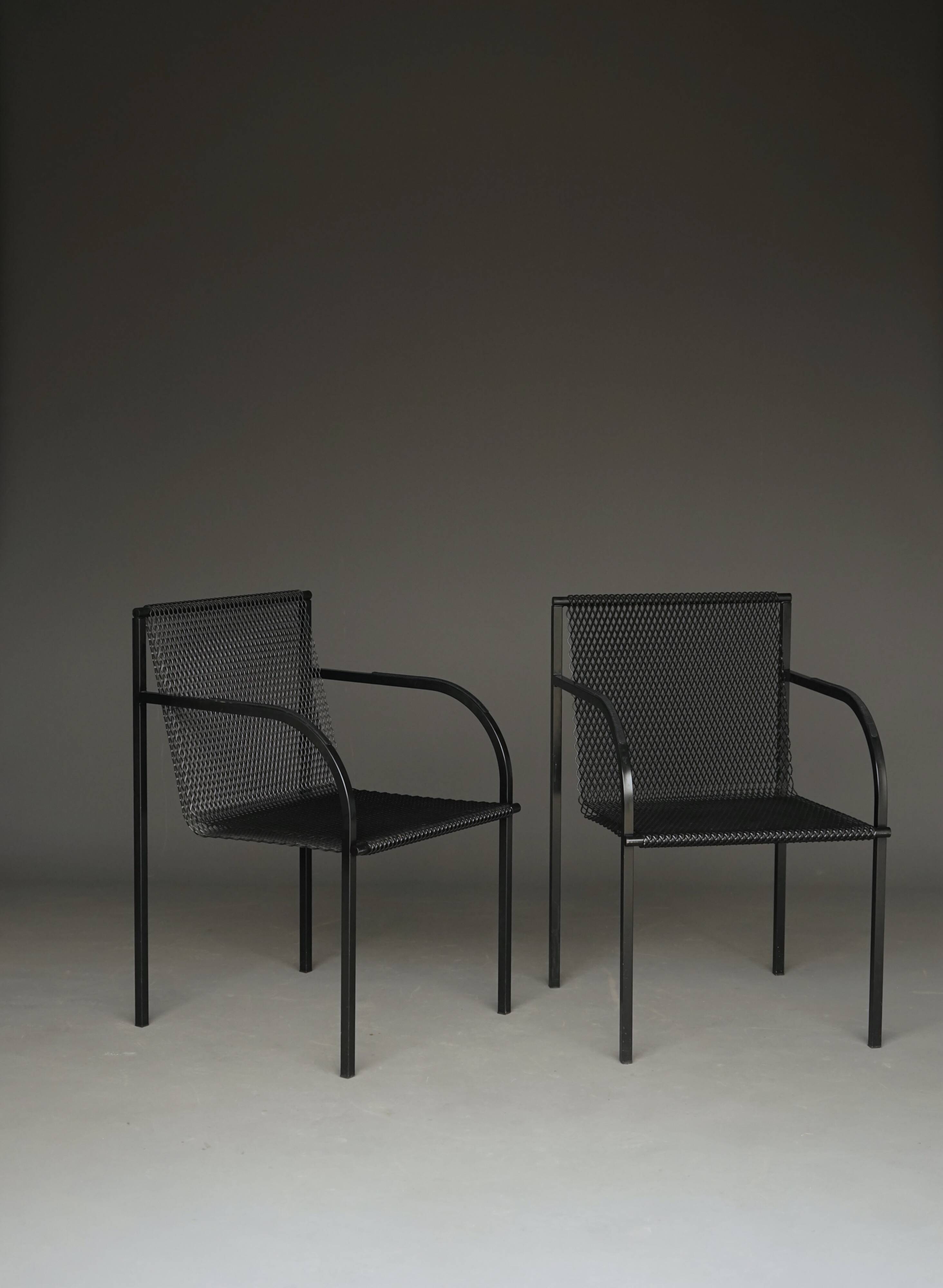 Model R401 Chairs by Shiro Kuramata for Pastoe. Set of 2