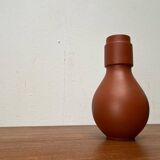 Minimalist German vase from the mid-century, Wormser Terra-Sigillata pottery, 1960s.