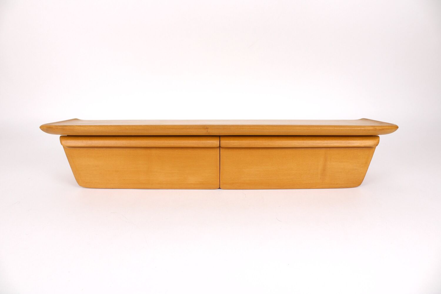 Wall console in solid wood, Switzerland 1940s