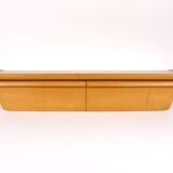 Wall console in solid wood, Switzerland 1940s