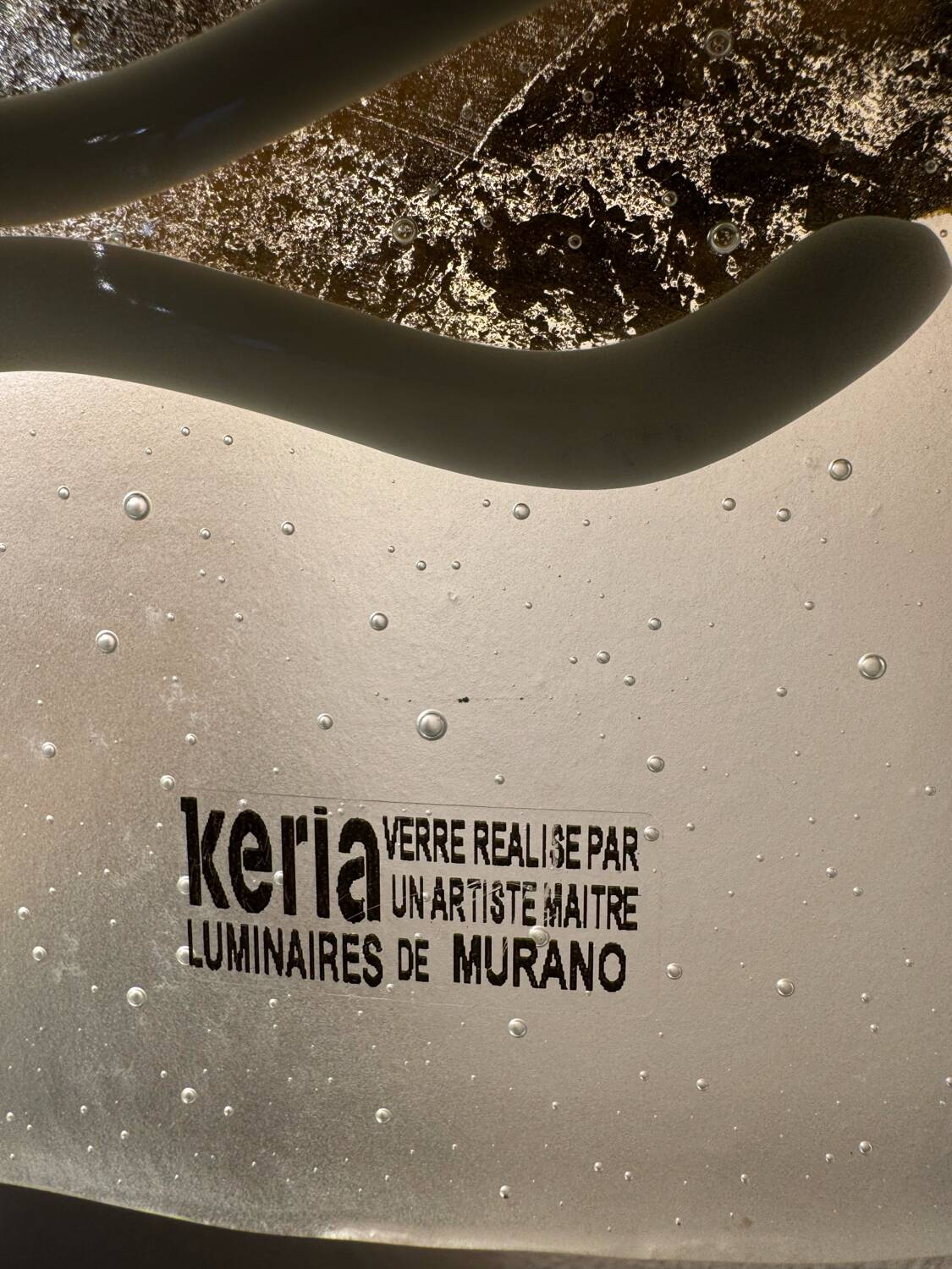 Murano glass wall lamp