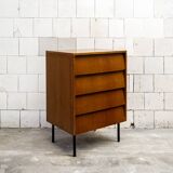 Mobile da soggiorno in legno e ferro Leonardo Fiori per ISA Bergamo Italia