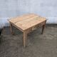 Low farmhouse table