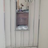 Industrial Wardrobe in Aluminium & Cast Iron – "SNCF" Style – 1950