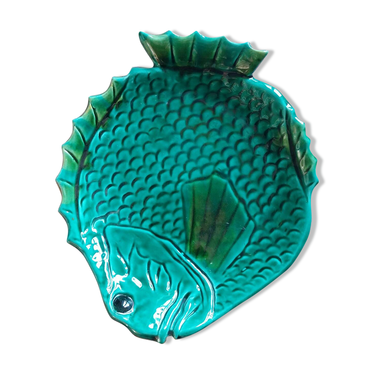 Barbotine Vallauris plate