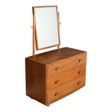 Commode vintage restaurée Ercol Windsor modèle 483 avec miroir