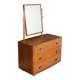 Commode vintage restaurée Ercol Windsor modèle 483 avec miroir