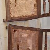 Lot de 2 chaises bois massif tête de lion