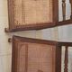 Lot de 2 chaises bois massif tête de lion