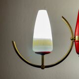 Mid-century chandelier by Stilnovo, Italy, 1940s-1950s.