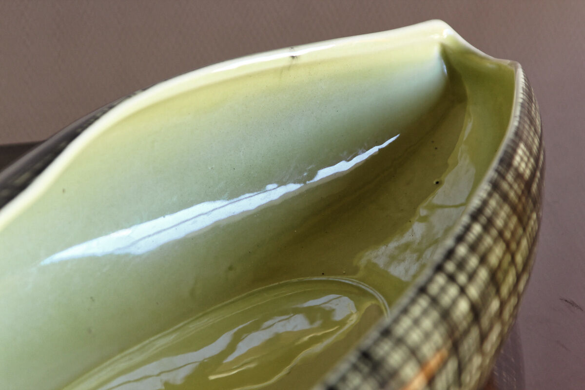Coupe à fruits pirogue, années 50