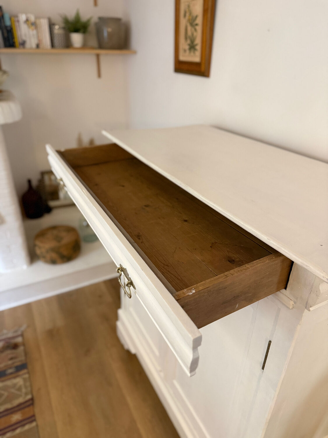 Antique patinated sideboard