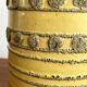 Veb haldensleben 3045a - grand vase est-allemand de la rda - design moderne tactile du milieu du siècle
