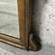 Wood and stucco fireplace mirror, late 19th-early 20th century