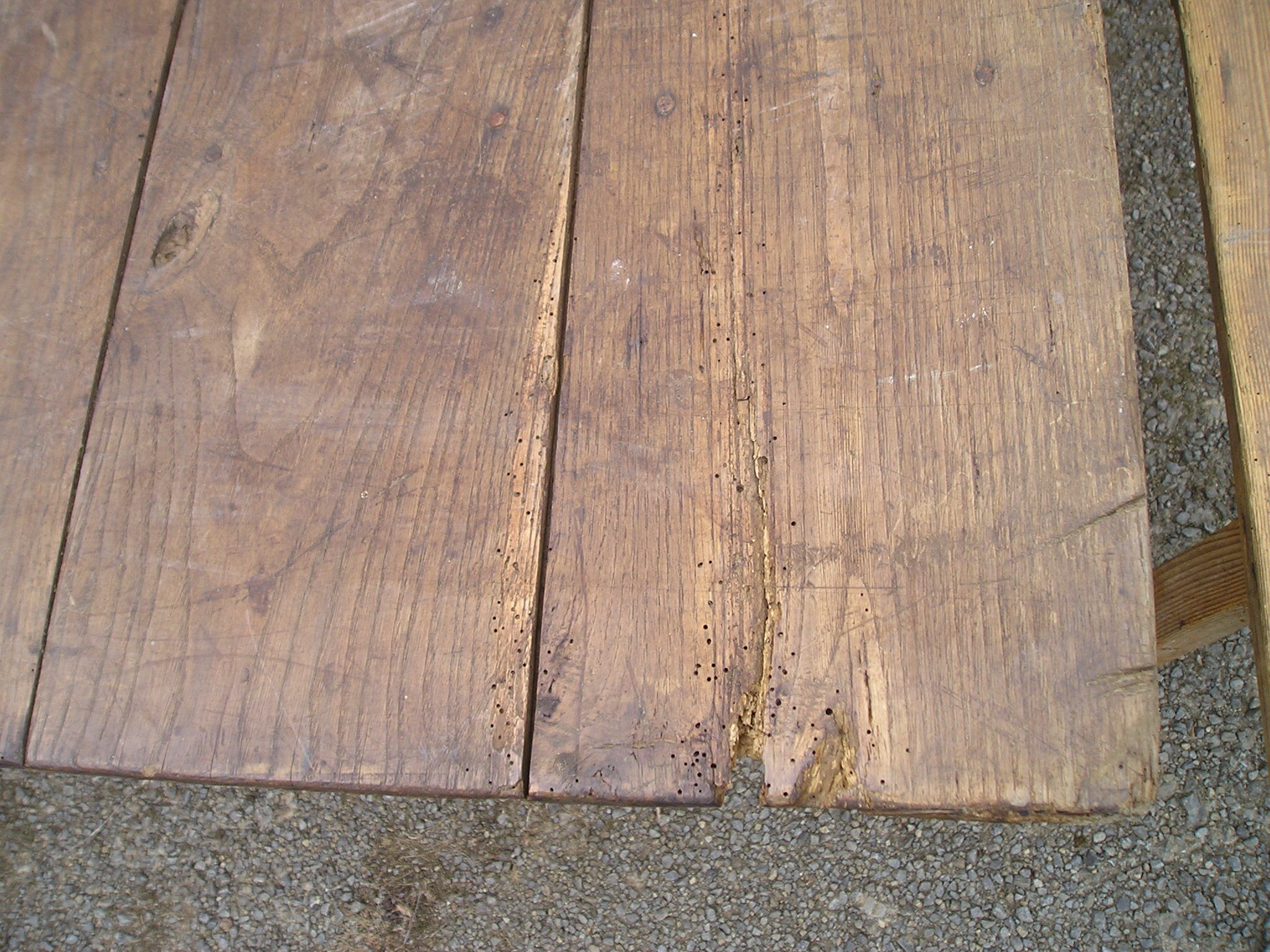 Rustic tray table with 2 trestles and 2 benches