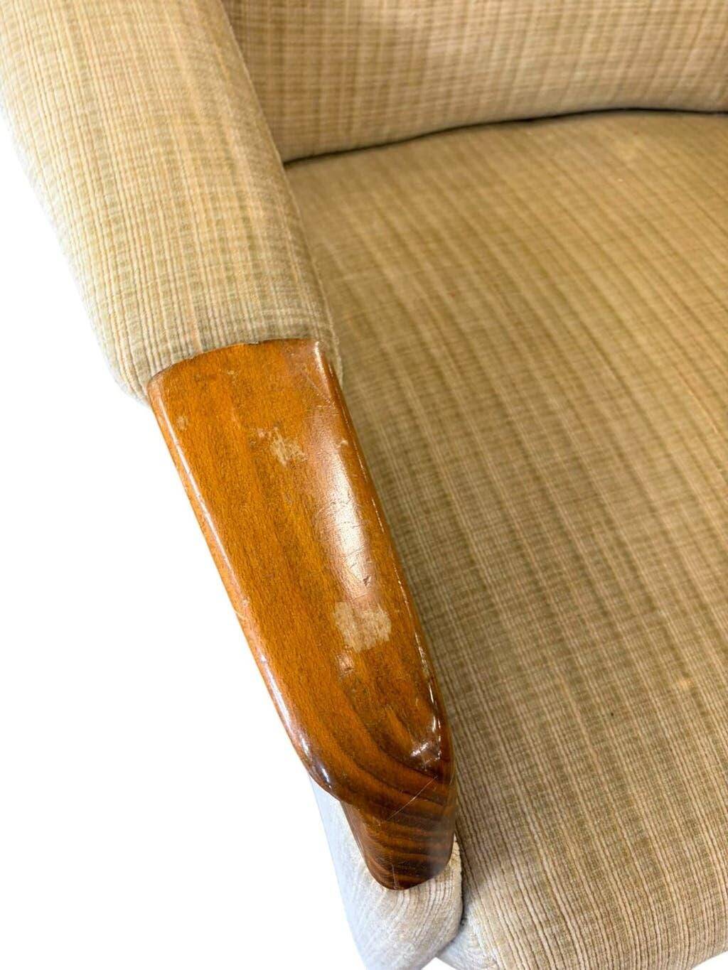 Fauteuil vintage en bois