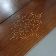 French trumeau / side table 1830s / inlay wood / mirror