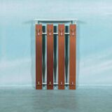 Vintage hardwood coat rack, minimalist mid-century coat rack.