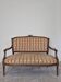 Louis XVI style two-seater sofa bench from the 1900s