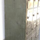 Antique metal cabinet - 18 lockers