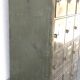 Antique metal cabinet - 18 lockers